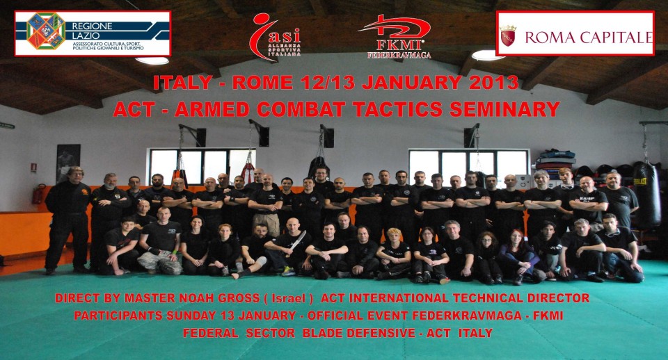 Seminar in Rome – Knife and Improvised Weapons
